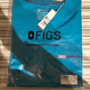 figs men’s leon teal top medium